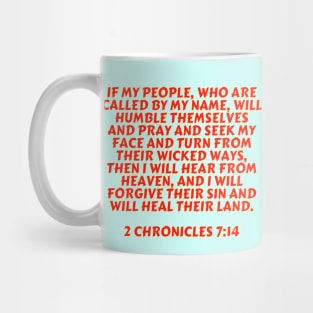 Bible Verse 2 Chronicles 7:14 Mug